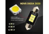 SEFIS LED Deckenlampe 36mm 12V C5W 65SMD CANBUS weiß für das Auto