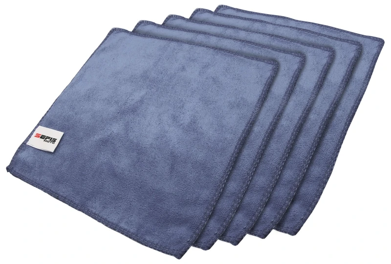 SEFIS Mikrofaser-Reinigungstuch 5 Stück GMS450 40*40cm grau für das Auto