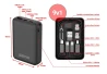 SEFIS 9in1 Mini-Reiseset für mobile Geräte mit 5000mAh Powerbank für das Auto