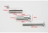 SEFIS Lenker Montagesatz 13-18mm mit M8 Schraube für Motorrad