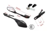 SEFIS Optic supersport Rückspiegel mit LED-Blinkern  Kawasaki ZX10R 2016-2018 für Motorrad