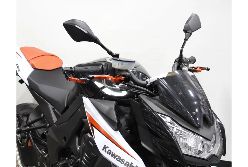 SEFIS Optic Rückspiegel mit LED-Blinkern Kawasaki Z750 / Z1000 für Motorrad