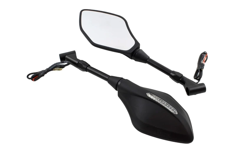 SEFIS Optic Rückspiegel mit LED-Blinkern Honda für Motorrad