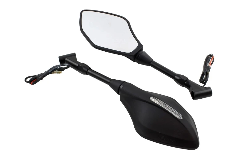 SEFIS Optic zrcátka s LED blinkry Suzuki für Motorrad