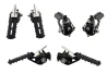 SEFIS přídavné stupačky na rám 22-25mm černé für Motorrad