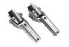 SEFIS přídavné stupačky na rám 22-25mm stříbrné für Motorrad