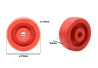 SEFIS Kunststoffrad Ø70mm rot 
