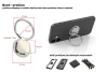SEFIS Quick Telefonhalter mit Clip N5 