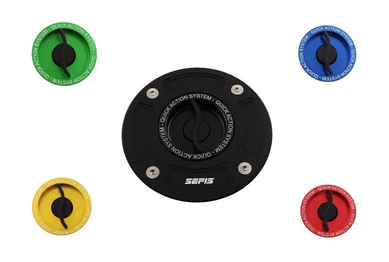 SEFIS Quick Tankdeckel Suzuki 4 Löcher für Motorrad