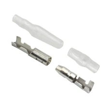 SEFIS Set Faston - Rundstecker 4mm mit Isolierung - Weibchen und Männchen - 10 Stk