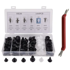 SEFIS Satz Kunststoffschrauben 6-10mm 100 Stk + Schlüssel