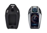 Silikonhülle für LCD-Schlüssel für BMW G01-X3 G02-X4 G05-X5 G07-X7 G11 G12 G30 G31 G32 i8 I12 I15 schwarz für das Auto