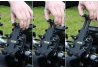 SEFIS Spine S Telefonhalter für den Lenkkopf mit Anti-Shock-Adapter für Motorrad