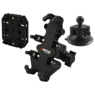 SEFIS Spine Telefonhalterung mit Saugnapf und Anti-Shock-Adapter für Auto
