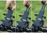 SEFIS SPINE L ganzmetall outdoor Telefonhalter unter den Rückspiegel für Motorrad