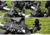 SEFIS SPINE L ganzmetall outdoor Telefonhalter unter den Rückspiegel für Motorrad