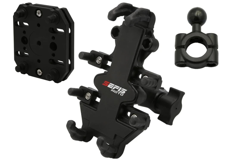 SEFIS Spine R Telefonhalter für die Lenkerstrebe mit Anti-Shock-Adapter für Motorrad