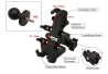 SEFIS Spine S M6 Telefonhalter Honda Forza 125 350 für Motorrad