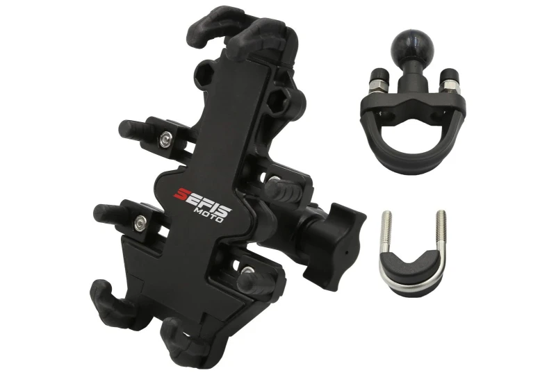 SEFIS SPINE T ganzmetall Outdoor-Halter mit Klemme für Motorrad