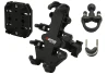 SEFIS SPINE T ganzmetall Outdoor-Halter mit Klemme und Anti-Shock-Adapter für Motorrad
