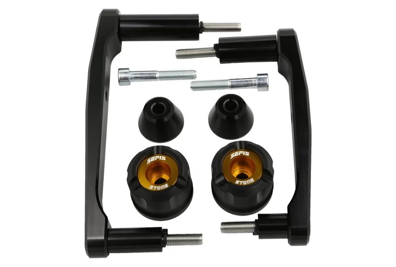 SEFIS STONE Sturzpads Kawasaki Z900 gold für Motorrad