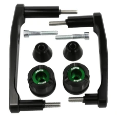SEFIS STONE Sturzpads Kawasaki Z900 2017-2025 Grün SEFIS STONE Sturzpads Kawasaki Z900 2017-2025 Grün