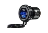 SEFIS USB-C PD 45W + USB-A QC 3.0 18W Schnellladegerät / Steckdose für Motorrad