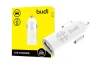 SEFIS USB Autoladegerät 12W 2.4A 5V weiß für das Auto