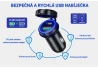 SEFIS Z6 2x USB-Buchse - Autoladegerät 30W QC 3.0 USB-A und USB-C Metall 