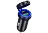SEFIS Z6 2x USB-Buchse - Autoladegerät 30W QC 3.0 USB-A und USB-C Metall 
