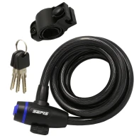 SEFIS Schloss mit Stahlseil 1,8m 12mm