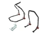 SEFIS D18 Motorradständer Set Lenkkopf und Hinterrad - racing - Schwarz für Motorrad