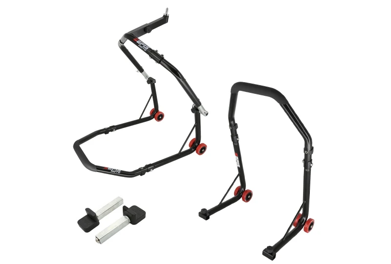 SEFIS D18 Motorradständer Set Lenkkopf und Hinterrad - standart - Schwarz für Motorrad SEFIS D18 Motorradständer Set Lenkkopf und Hinterrad - standart - Schwarz für Motorrad