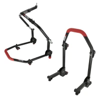 SEFIS M20U klappbarer mobiler Motorradständer - SET Lenkkopf und Hinterrad