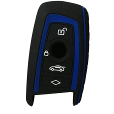 Silikon Schlüsselhülle BMW F10 F20 F30 Z4 X1 X3 X4 M1 M2 M3 1 2 3 5 7  blau Silikon Schlüsselhülle BMW F10 F20 F30 Z4 X1 X3 X4 M1 M2 M3 1 2 3 5 7  blau