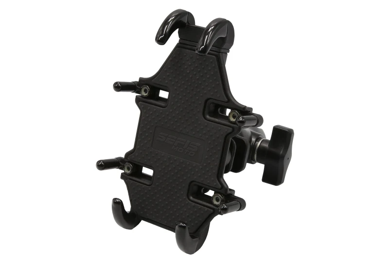 SEFIS Grab robuster ABS-Telefonhalter mit Anti-Shock-Adapter für Motorrad