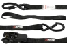 SEFIS SET 25 Spanngurte 4x Gurt mit Ratsche 25 mm x 4,6 m 4x Gurt TÜV/GS für Motorrad