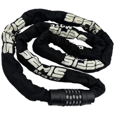 SEFIS Kombinationsschloss mit 8 mm Kette, 2 m