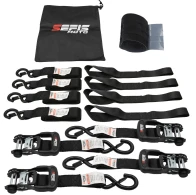 SEFIS SET 40 Spanngurte 4x Gurt mit Ratsche 40 mm x 240 cm 4x Gurt TÜV/GS