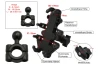 SEFIS Spine R Telefonhalter für die Lenkerstrebe mit Anti-Shock-Adapter für Motorrad