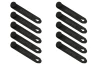 SEFIS Gummibänder für Schläuche und Kabel 40mm 10 Stk für Motorrad