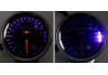 SEFIS mechanischer analoger Tachometer für Motorräder Retro 200 chrom