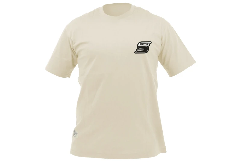 SEFIS Street T-Shirt beige für Biker SEFIS Street T-Shirt beige für Biker