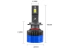 SEFIS V11 LED-LAMPEN H7 170W CANBUS Paar weiß