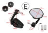SEFIS RAW 1 Lenkerspiegel Kawasaki für Motorrad