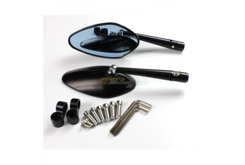 Radiale 709 CNC Rückspiegel für Motorrad