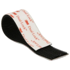 3M Dual Lock selbstklebendes doppelseitiges Klettverschlussband 20cm schwarz