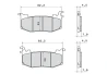 Brembo Bremsbeläge Z04 M588Z04 HYPURE 107A48616 Brembo Bremsbeläge Z04 M588Z04 HYPURE 107A48616