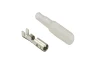 SEFIS Faston Stecker - Rundstecker 4mm mit Isolierung - Weibchen - 10 Stk