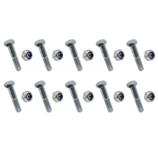 Schrauben M8x45x1,25mm mit Kontermutter 10 Stk Schrauben M8x45x1,25mm mit Kontermutter 10 Stk